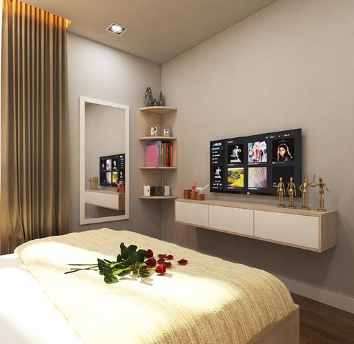 Ngắm nghía những mẫu kệ tivi phòng ngủ đẹp hết sảy