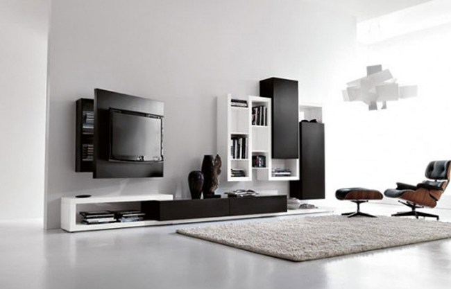 Trang trí kệ tivi phòng khách đẹp lung linh đón Tết