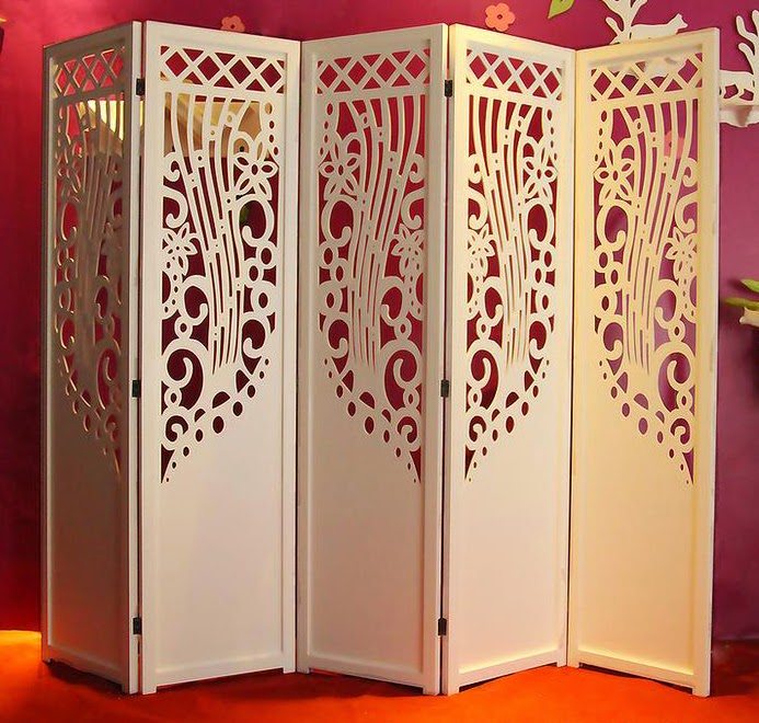 Ngắm nghía vách bình phong CNC đẹp lung linh