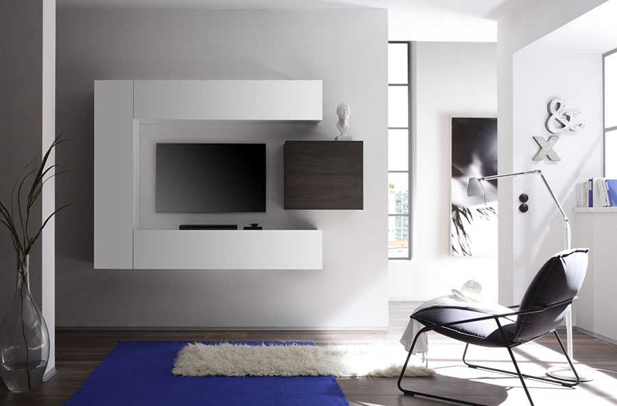 Ngắm nghía kệ tivi treo tường phòng ngủ đẹp hiện đại