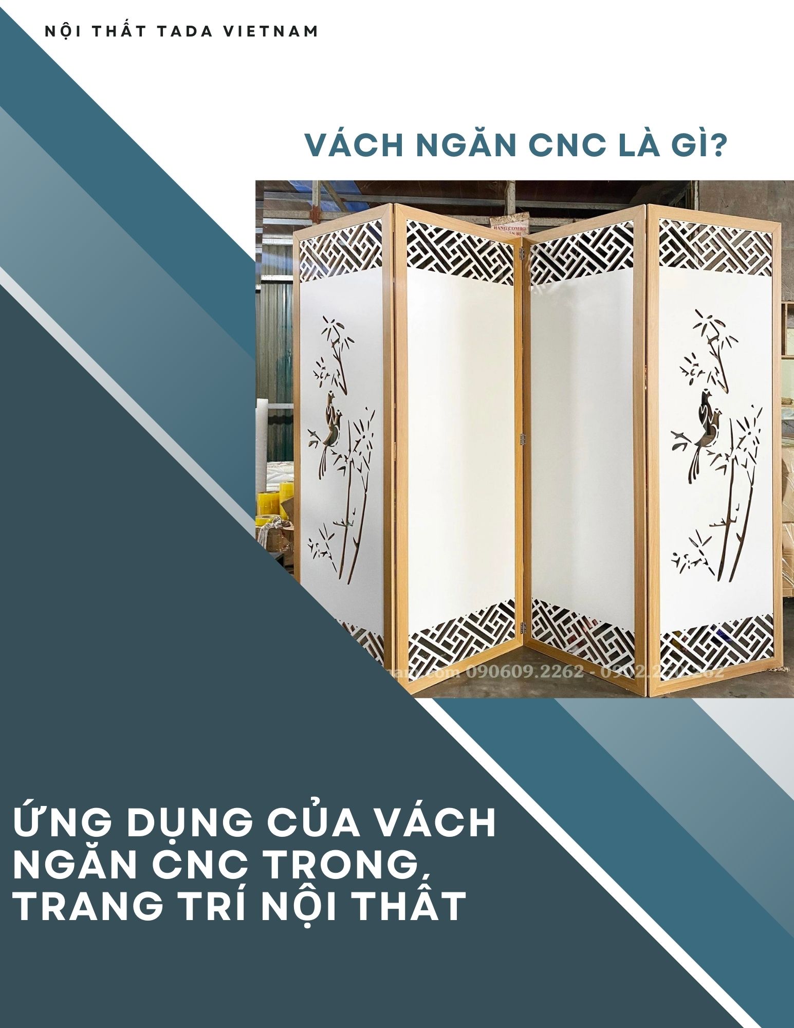 Vách ngăn CNC là gì? Ứng dụng của vách ngăn CNC trong trang trí nội thất
