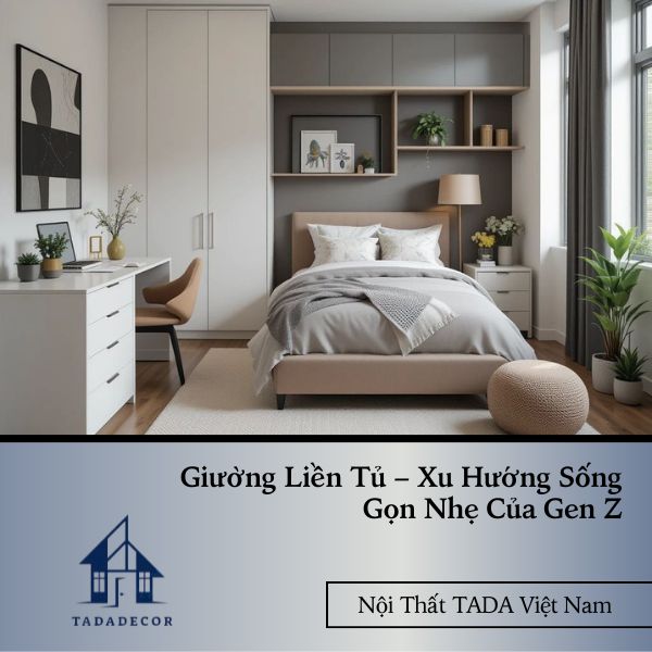 Giường Liền Tủ – Xu Hướng Sống Gọn Nhẹ Của Gen Z