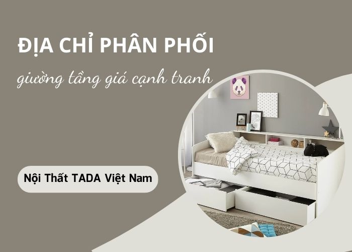 Địa chỉ phân phối mẫu giường tầng đẹp giá cạnh tranh nhất thị trường