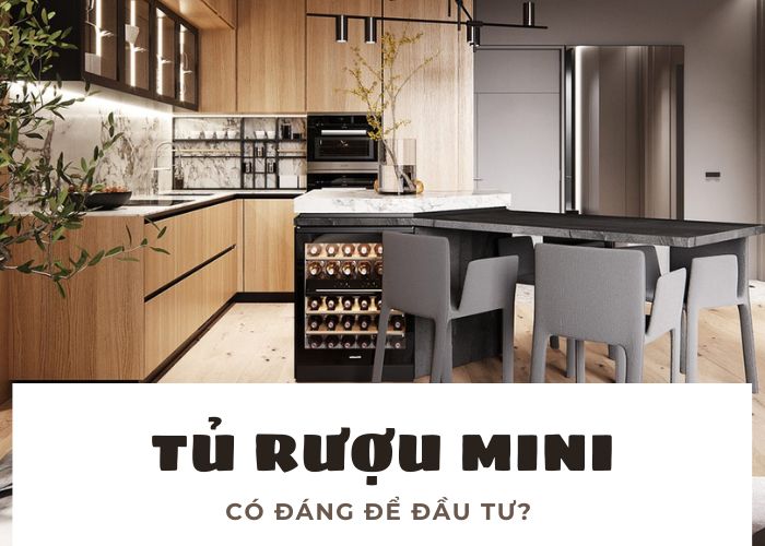 Tủ rượu mini có đáng mua không? Những mẫu đáng cân nhắc
