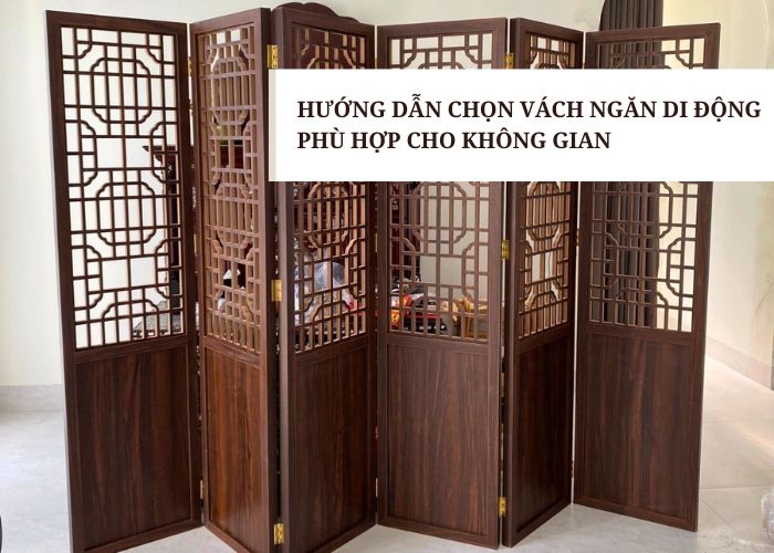 Hướng dẫn chọn vách ngăn di động xếp phù hợp cho không gian