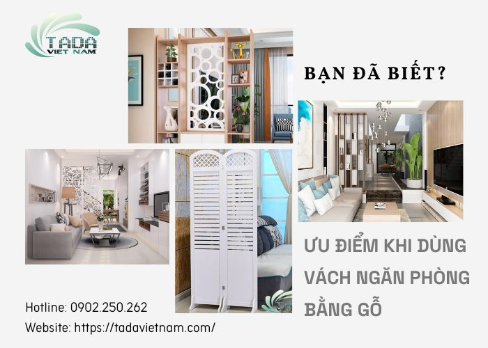 Ưu điểm khi sử dụng vách ngăn phòng khách bằng gỗ - BẠN ĐÃ BIẾT?