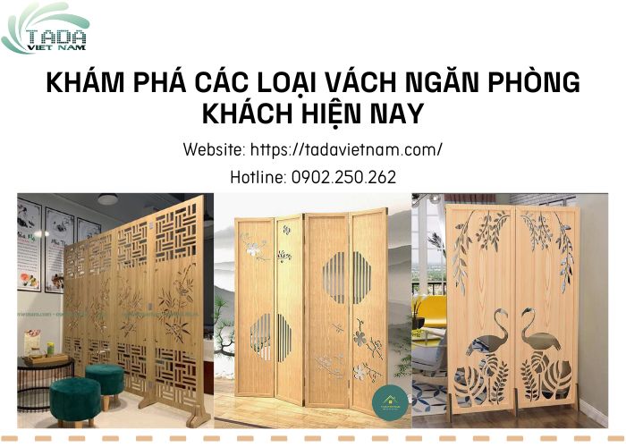 Khám phá các loại vách ngăn phòng khách trên thị trường hiện nay