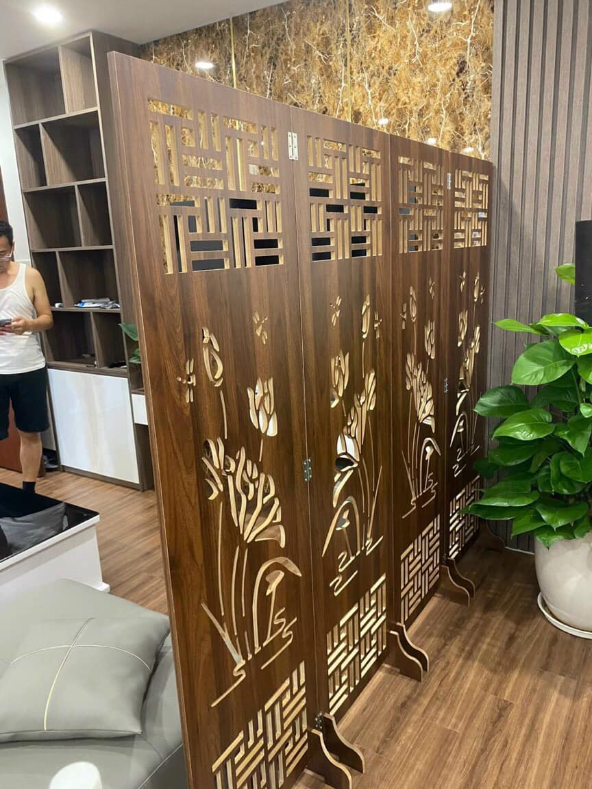 Với vật liệu chất lượng, vách ngăn vẫn cho khả năng chống co ngót, công vênh hiệu quả