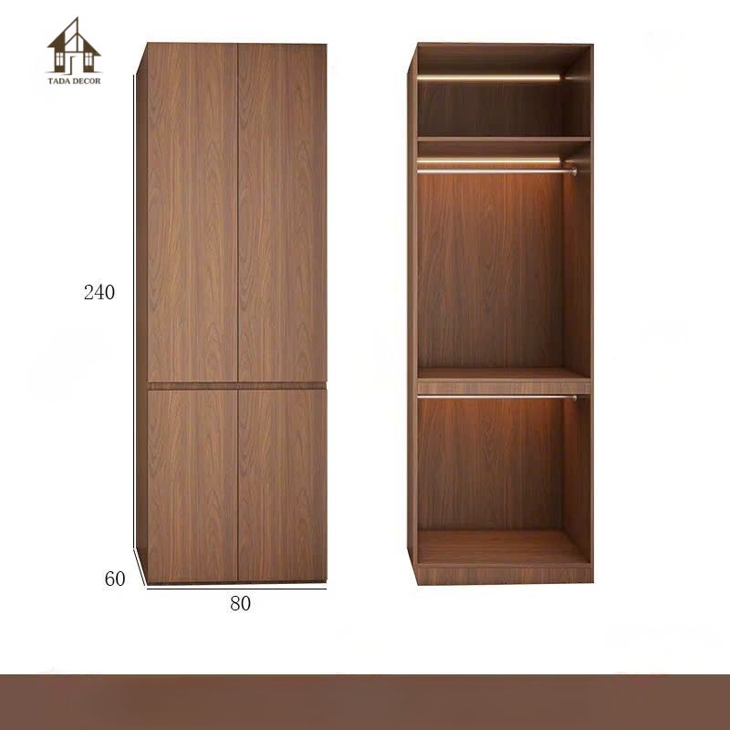 Chi tiết cánh mây tự nhiên trên tủ quần áo TQA908