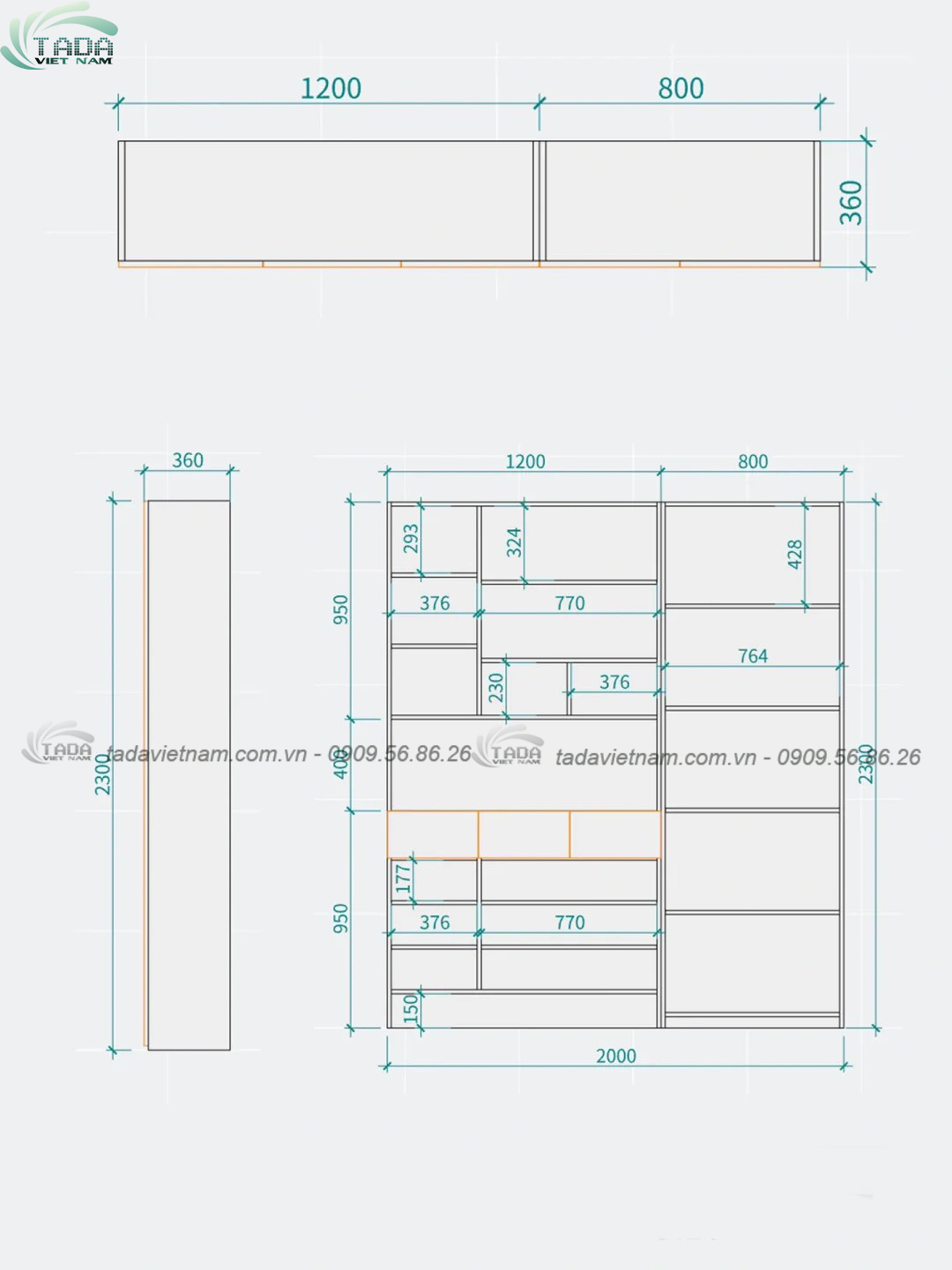 Tủ để giày dép gia đình, mẫu mới thiết kế sang trọng,chất liệu gỗ MDF thương hiệu TaDa Việt Nam TDTG14