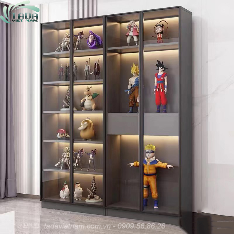 Tủ kính trưng bày mô hình figure anime gundam