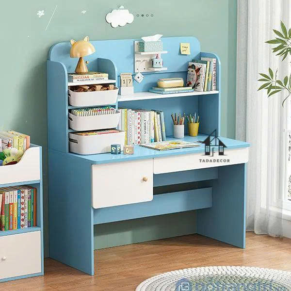 bàn học gỗ hiện đại cho phòng trẻ em