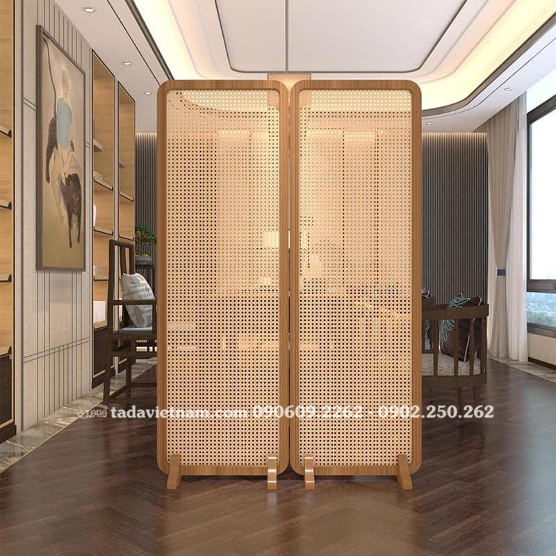 Vách ngăn di động xếp gọn cho phép thay đổi bố cục các không gian nhỏ nhanh chóng, linh hoạt