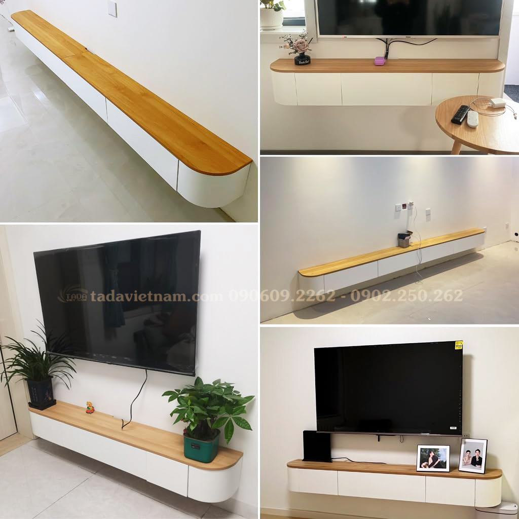 Chọn mua kệ tivi treo tường chất lượng, giá tốt với Nội Thất TADA Việt Nam