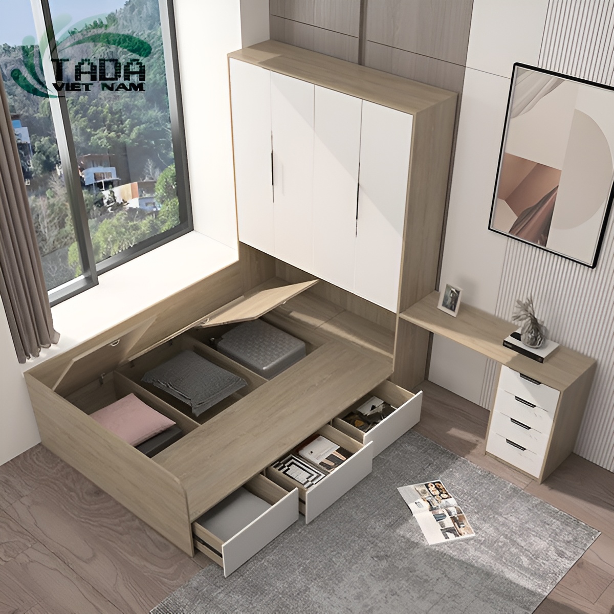 Khi chọn chất liệu cho giường liền tủ quần áo, nên xem xét sở thích cá nhân, phong cách trang trí phòng ngủ và ngân sách dự kiến