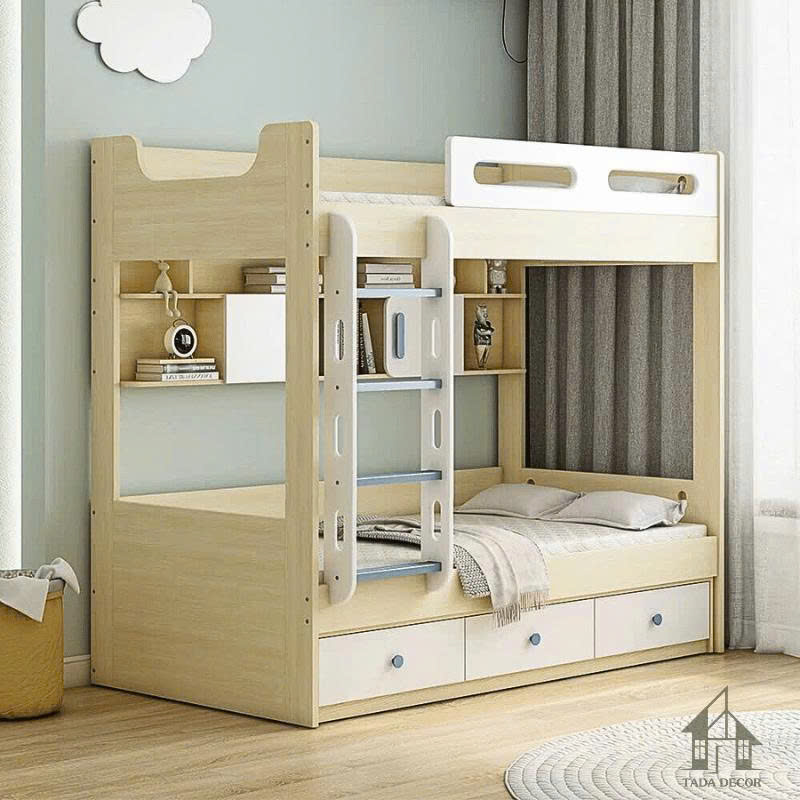 giường tầng cho bé bằng gỗ công nghiệp