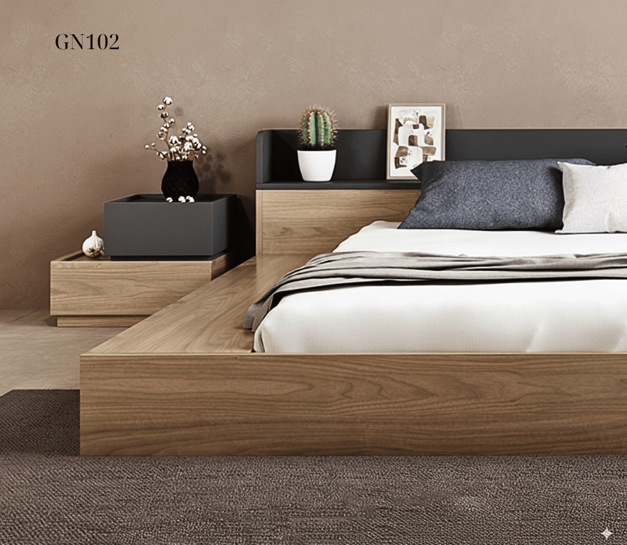 giường ngủ bệt kiểu Nhật