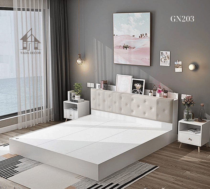 Giường ngủ hiện đại tối giản