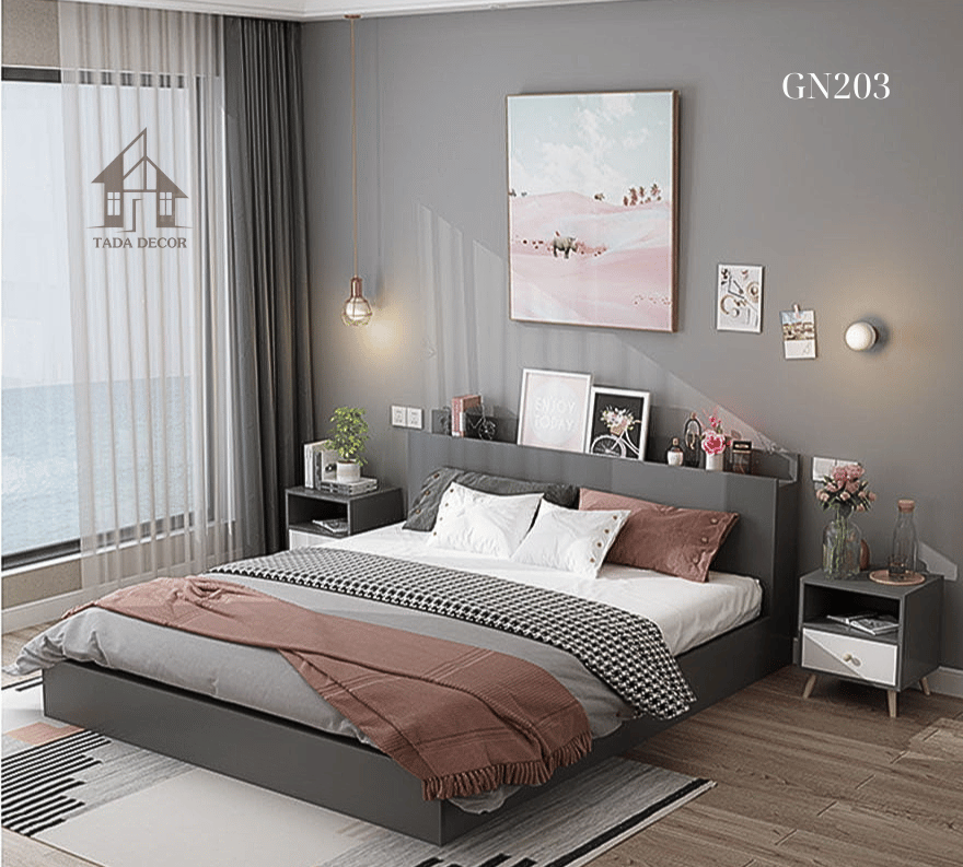 Giường ngủ hiện đại tối giản