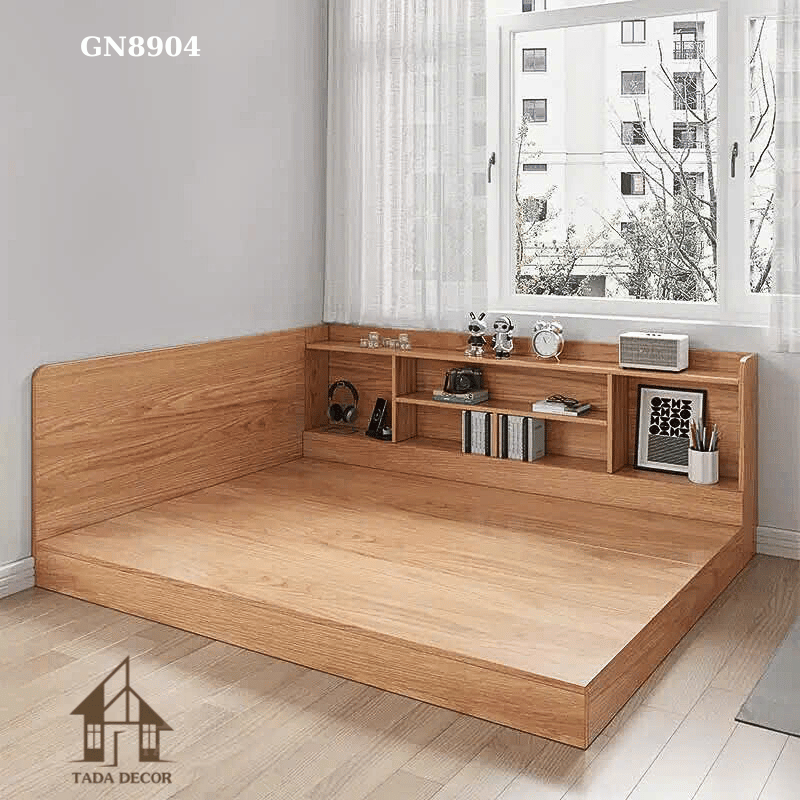 Giường ngủ liền kệ 