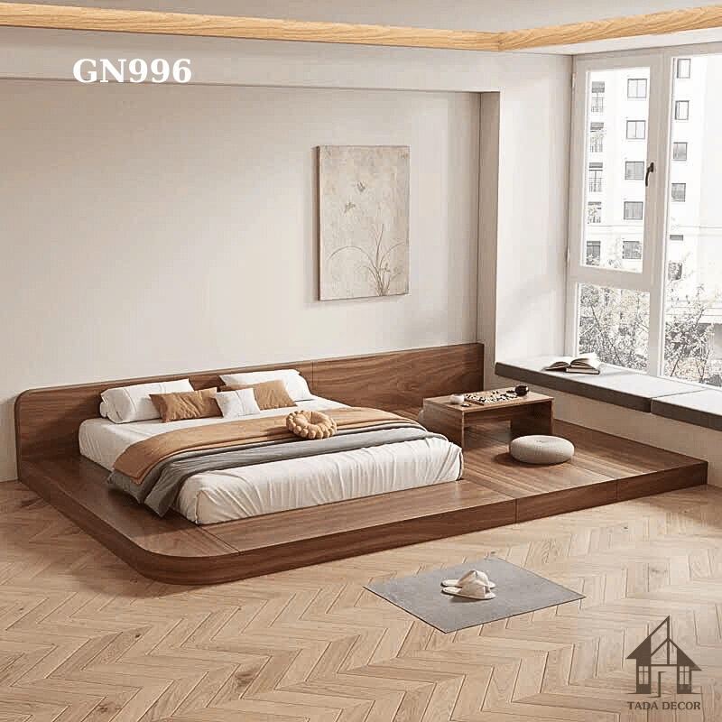 Giường ngủ không gian thư giãn