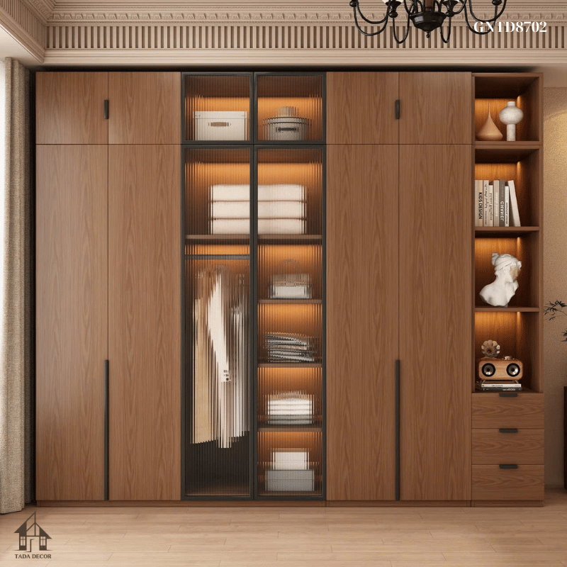 Tủ quần áo cánh kính mờ