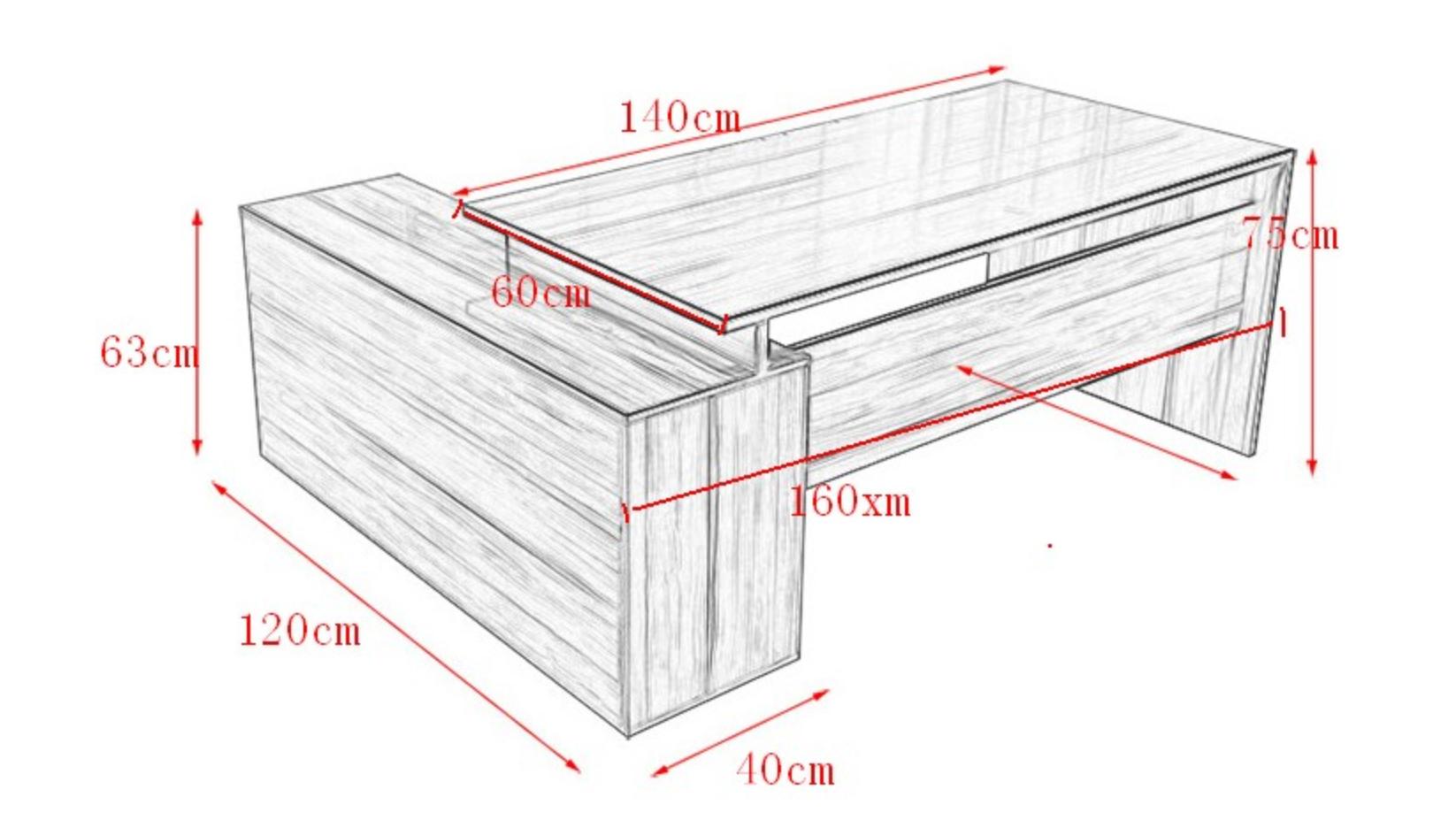 Bàn làm việc văn phòng, gỗ công nghiệp MDF thương hiệu TADA VIỆT NAM- TDBH9