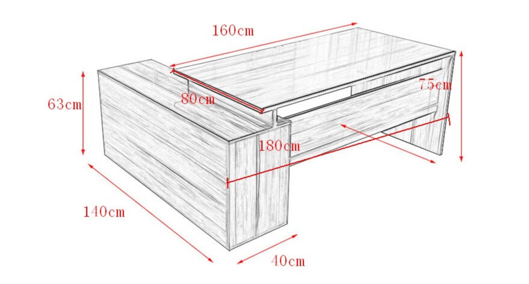 Bàn làm việc văn phòng, gỗ công nghiệp MDF thương hiệu TADA VIỆT NAM- TDBH9