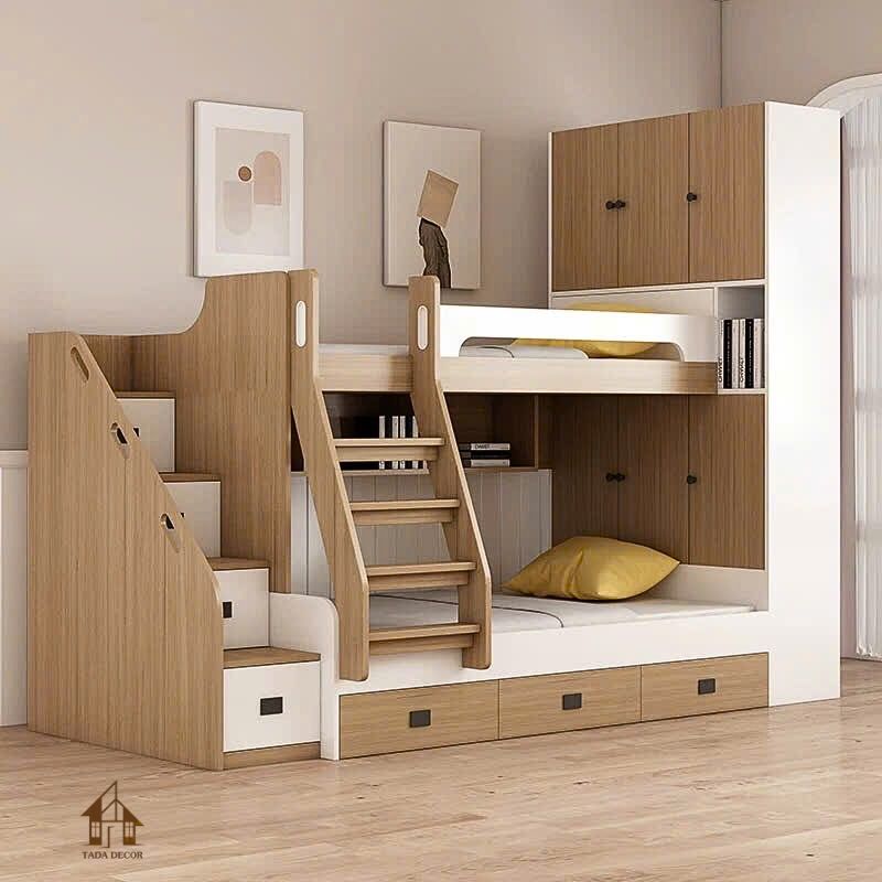 Giường tầng GT98 phong cách Bắc Âu cho phòng trẻ em