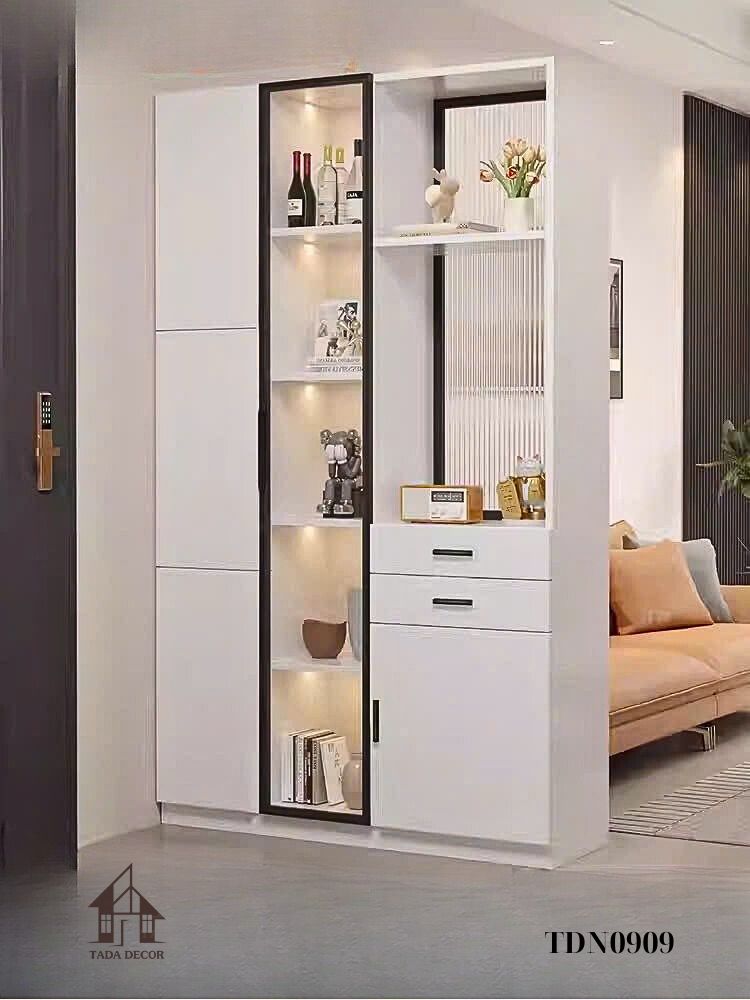 Tủ đa năng TDN0909 thiết kế hiện đại sang trọng cho phòng khách