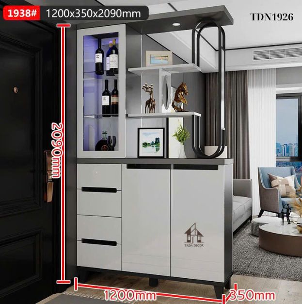 Tủ đa năng TDN1926 thiết kế hiện đại, phù hợp cho không gian sống tiện nghi