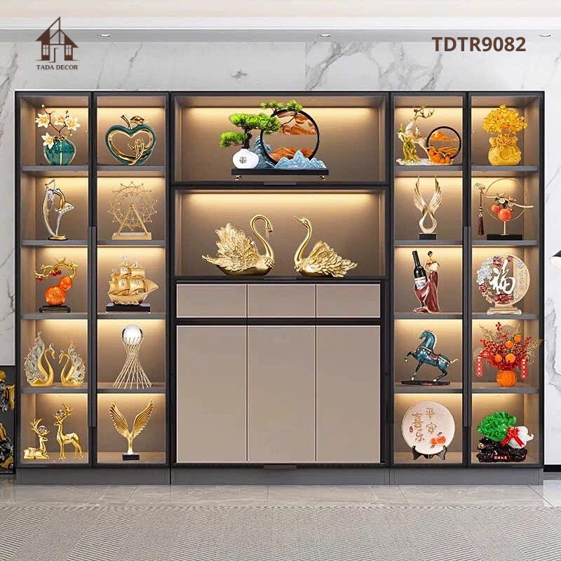 Mẫu tủ rượu đẹp phòng khách TDTR9082 thiết kế hiện đại sang trọng