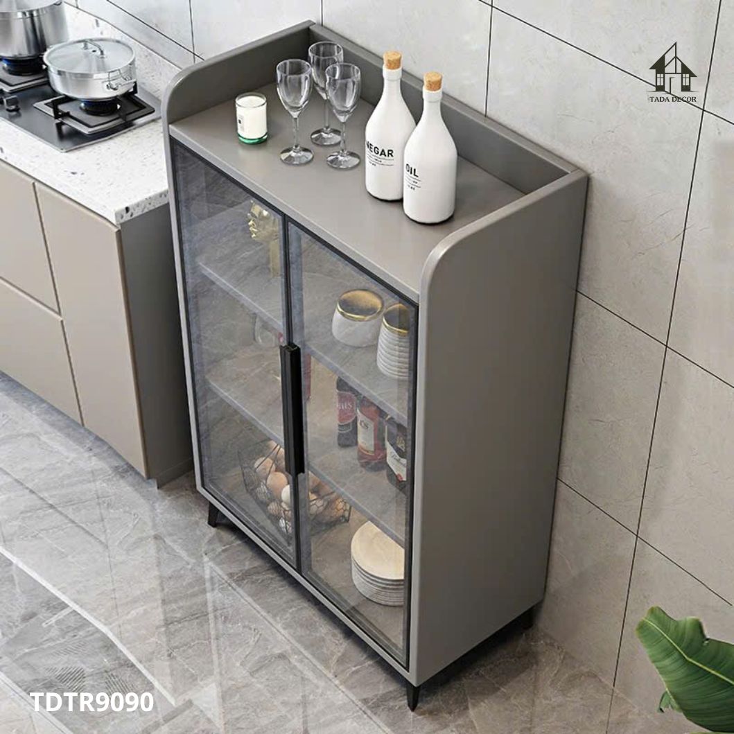 Kích thước tủ rượu TDTR9090 gọn gàng phù hợp căn hộ chung cư hiện đại