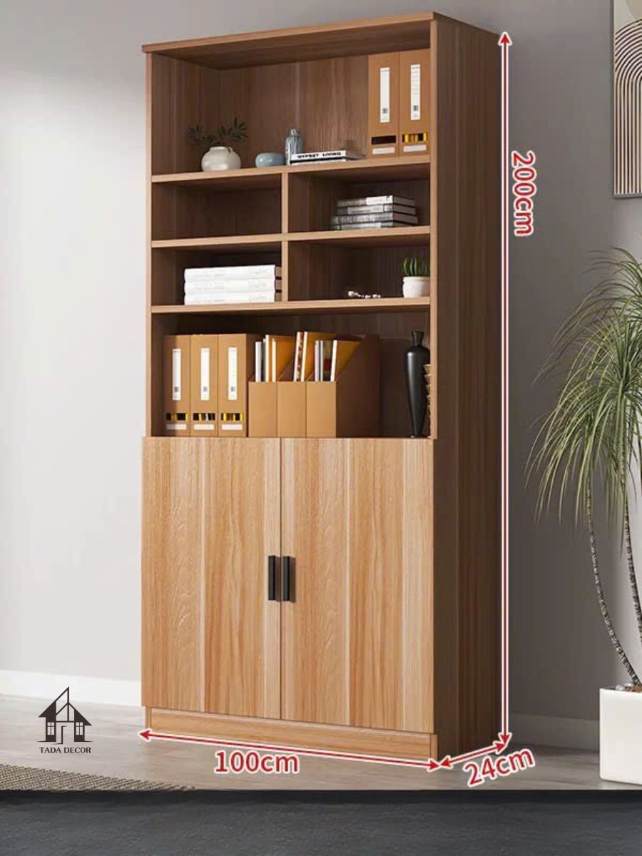Tủ gỗ đa năng TDN9326 cánh kín bằng gỗ MDF chống ẩm cao cấp