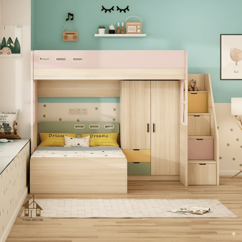 Giường tầng tiện ích thông minh 