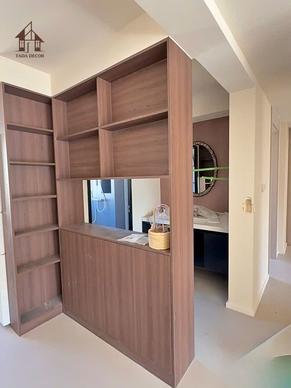 Tủ đa năng ngăn phòng tiện lợi TADA Việt Nam lắp đặt thực tế tại Hà Nội