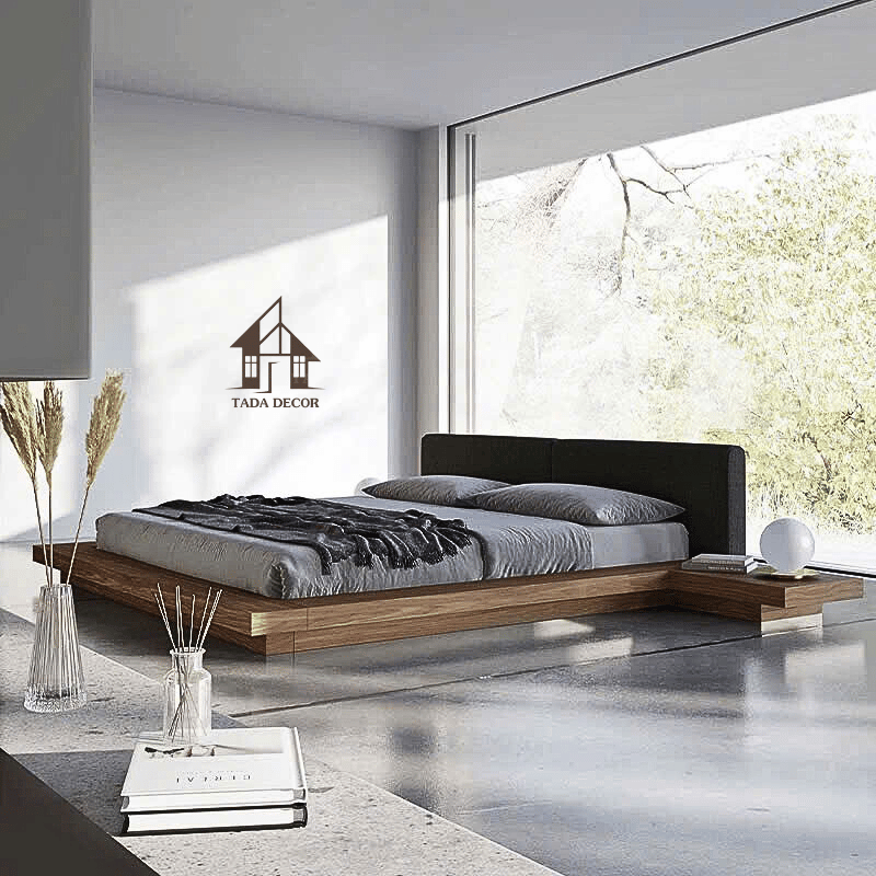 Giường ngủ gỗ tối giản
