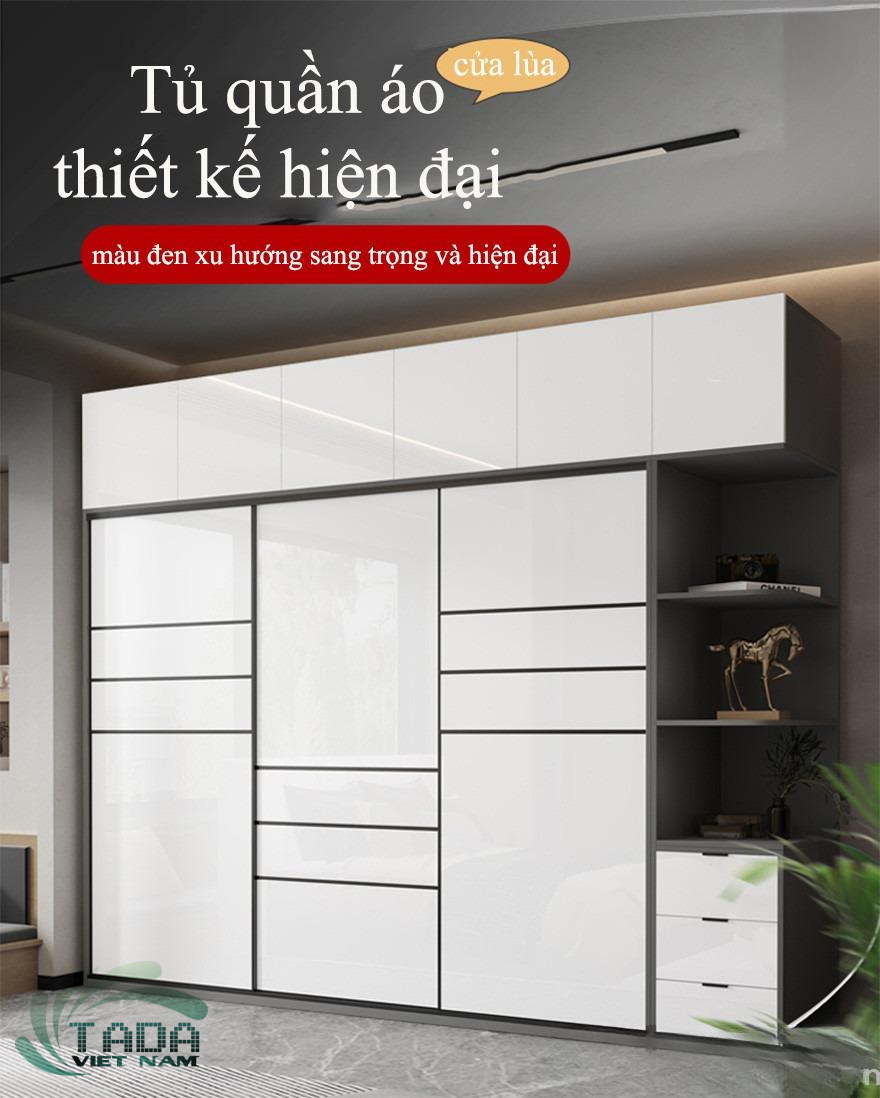 Tủ quần áo gỗ công nghiệp MDF cánh lùa TaDa Việt Nam TDTA11