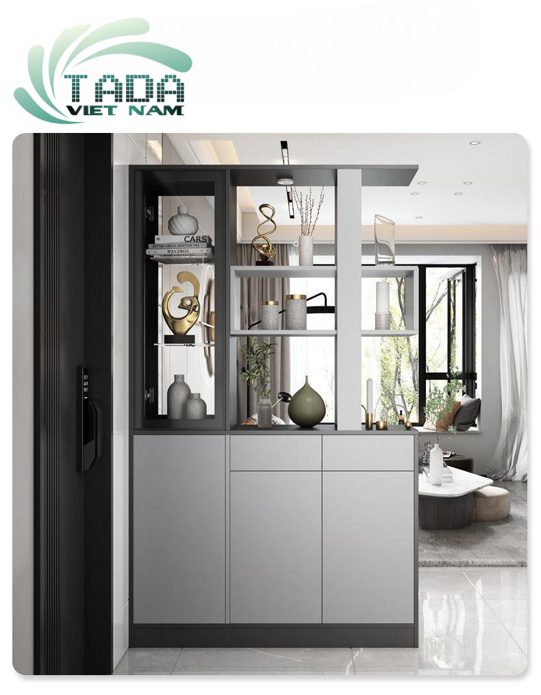 Sự kết hợp hoàn hảo giữa thiết kế và tính tiện ích trong tủ đa năng phòng khách, TaDa Việt Nam TDDN12