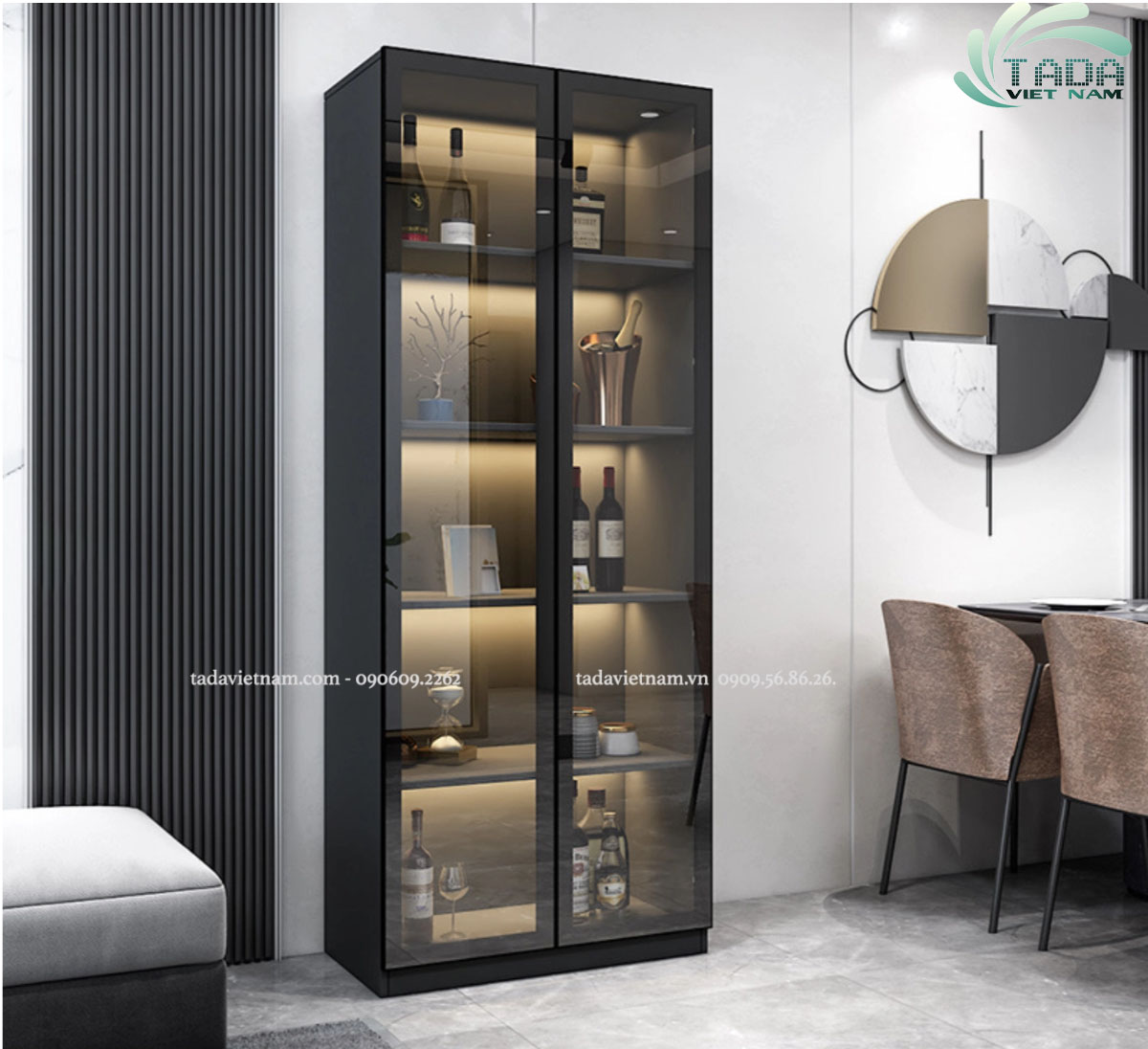 TOP 7 mẫu tủ rượu gỗ công nghiệp đáng mua nhất thị trường