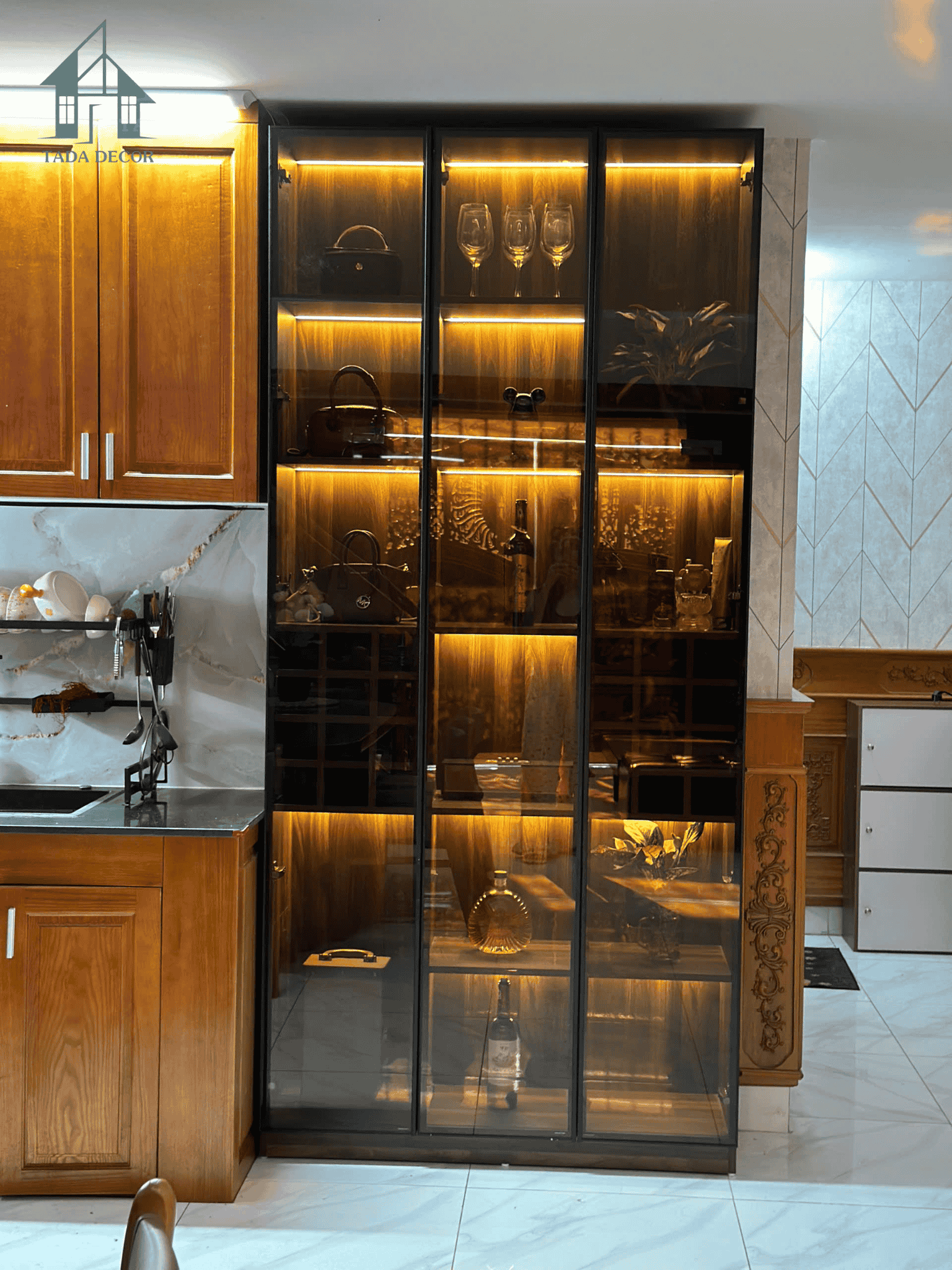 tủ kính trưng bày