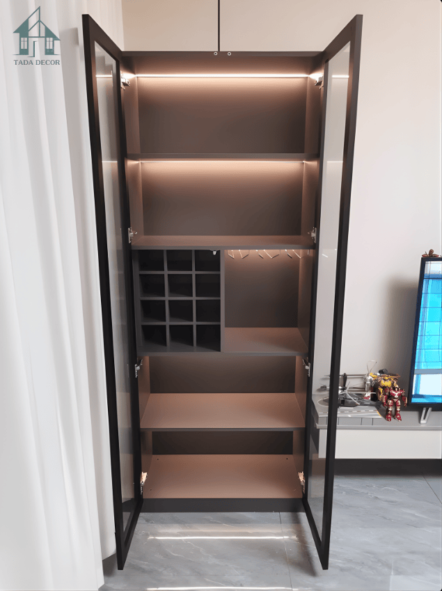 tủ rượu cánh kính TADA