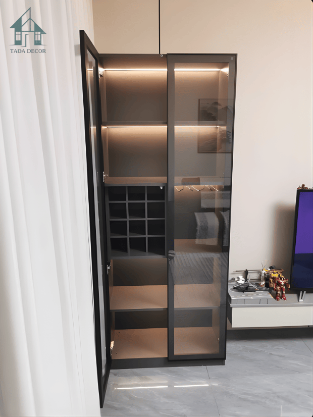 tủ rượu cánh kính TADA