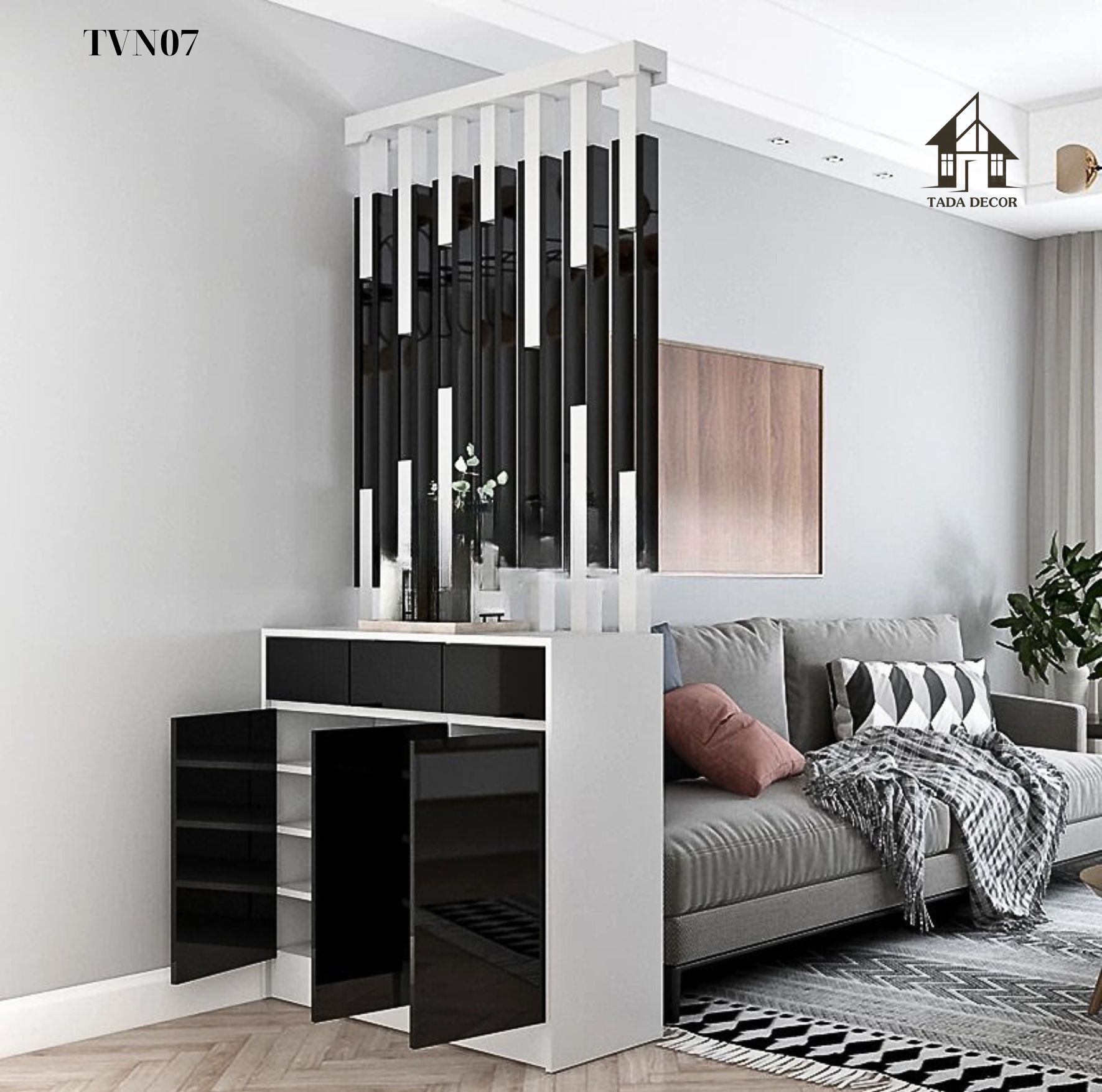Tủ ngăn dựng kết hợp tủ chứa đồ