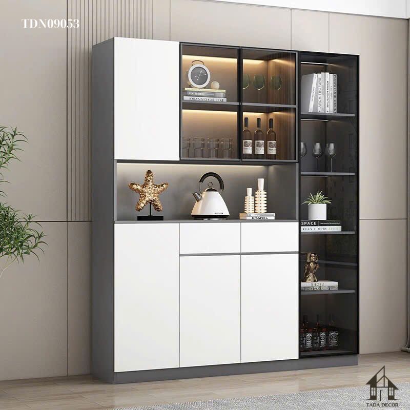 Tủ TDN09053 phong cách tối giản giúp tối ưu diện tích phòng bếp nhỏ