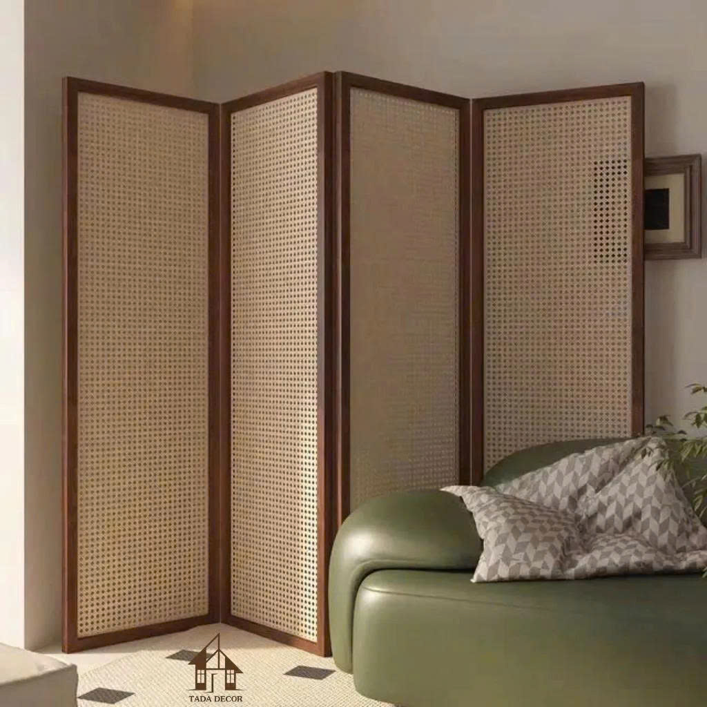 vách bình phong di động gỗ công nghiệp