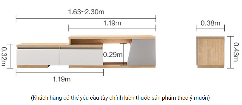 Kệ tivi để sàn