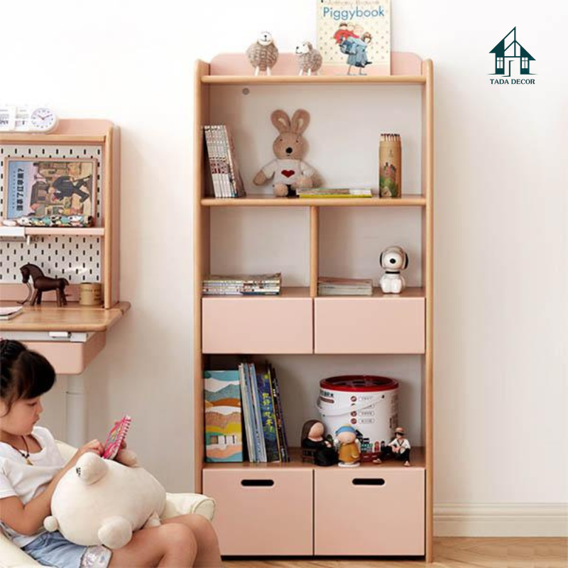 Mẫu Kệ Sách Đẹp Cho Bé Trai Bé Gái Thế Hệ Mới: Hiện Đại, Tiện Nghi Từ TADA Việt Nam - TDKS101