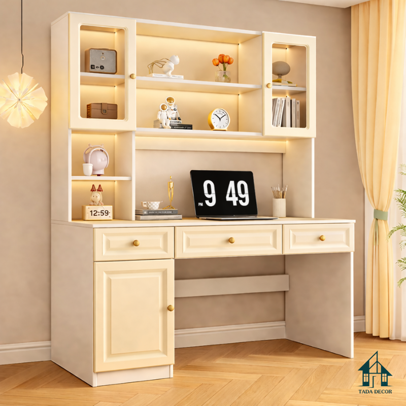 Bàn Học Thông Minh Liền Giá Sách – Nội Thất Học Tập Cao Cấp, Hiện Đại Và Tiện Nghi - Thương Hiệu TADA Việt Nam - TDBH81