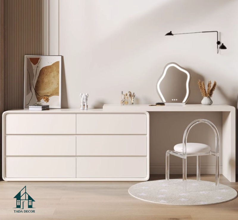 Bàn Trang Điểm Hiện Đại - Thiết Kế Đa Năng Cho Phòng Ngủ - Thương Hiệu TADA Việt Nam - BTD27